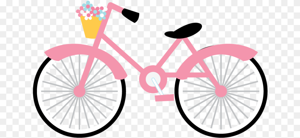 Paris Download Pink Bicycle Clipart, Machine, Spoke, Wheel, Transportation Free Transparent Png