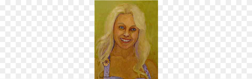 Paris Hilton Oil On Canvas 32 X 43 Cm Self Portrait, Head, Blonde, Face, Photography Png