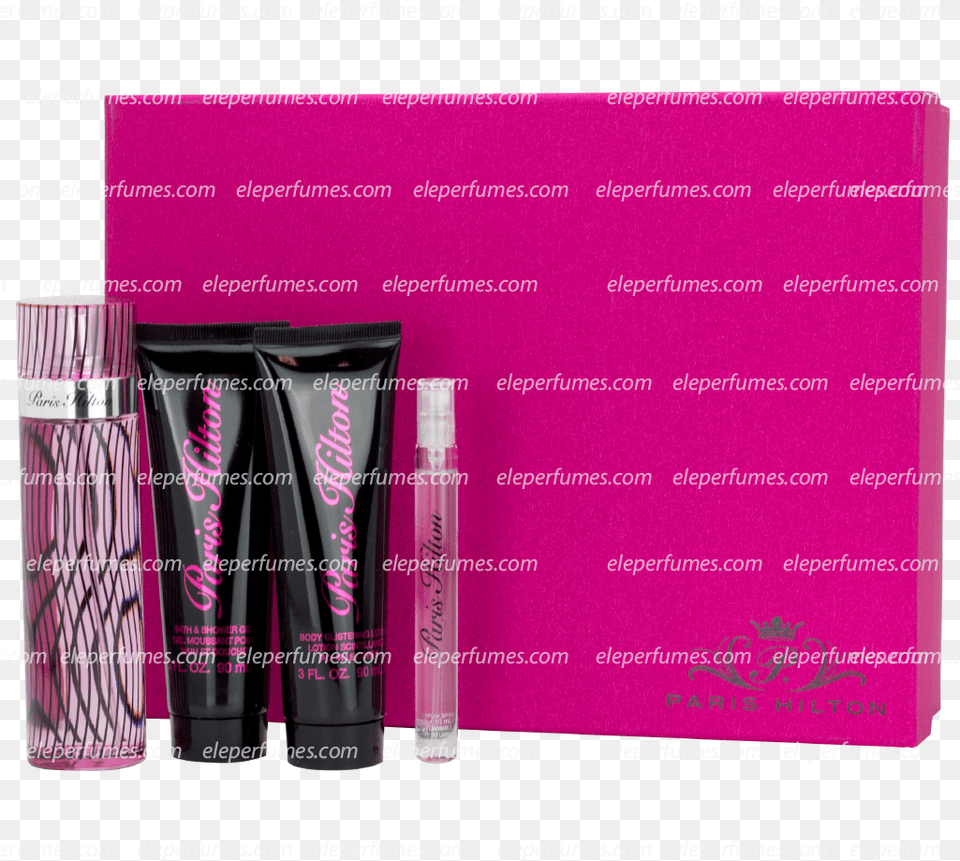 Paris Hilton Set 4 Pz Dama Satz Von 4 Werkzeugen Holzgriffe Bockwerkzeuge Kamin, Cosmetics, Lipstick, Bottle, Purple Free Transparent Png