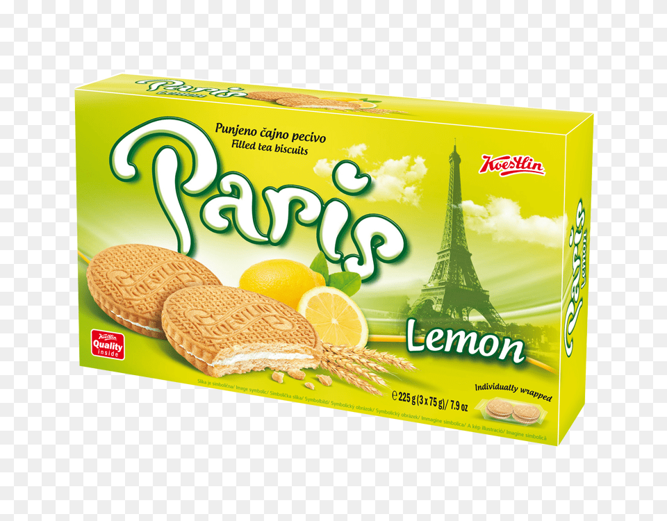 Paris Lemon, Bread, Cracker, Food, Snack Png Image