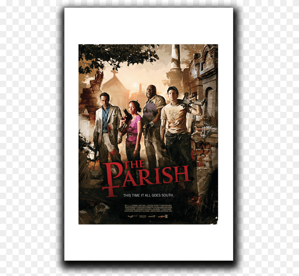 Parish Left 4 Dead, Advertisement, Poster, Adult, Person Free Png
