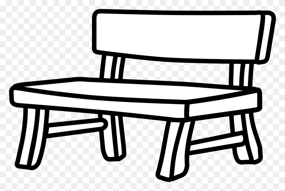 Park Bench Clipart, Furniture, Chair, Crib, Infant Bed Png