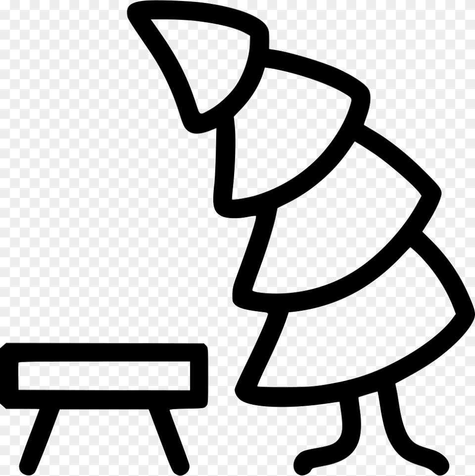 Park Bench Icon Download, Stencil, Clothing, Hat Free Transparent Png