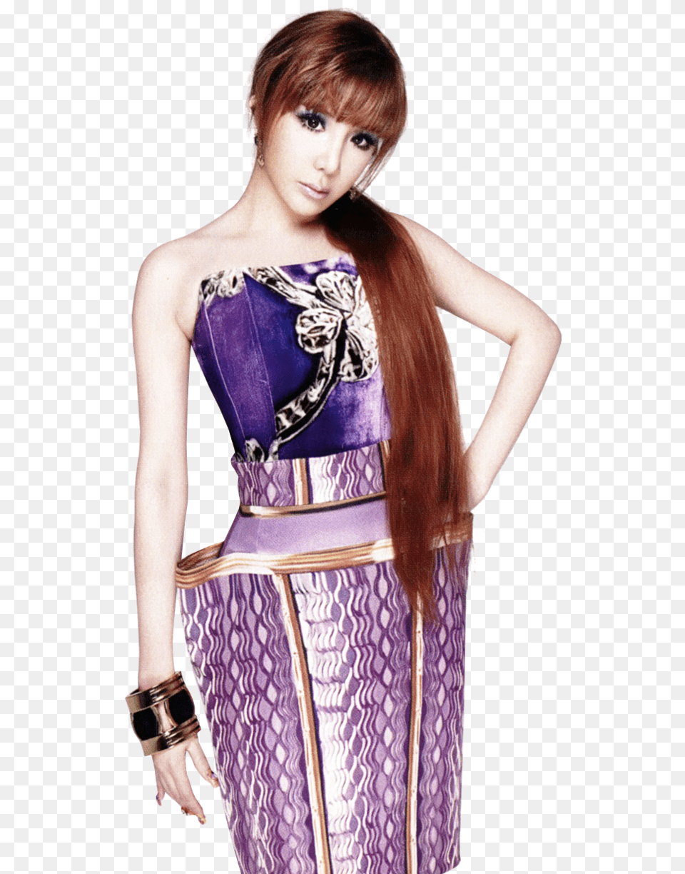 Park Bom Park Bom I Love You, Woman, Adult, Clothing, Dress Png Image