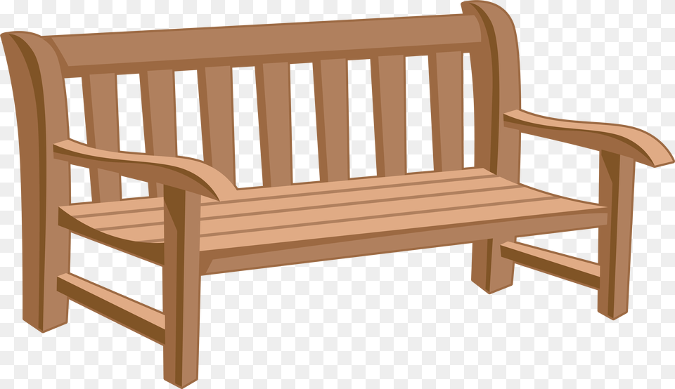Park Clipart Bench Clipart Background Bench Clipart, Crib, Furniture, Infant Bed, Chair Free Transparent Png