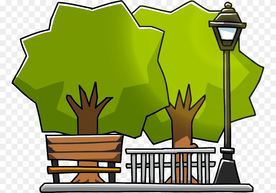 Park Wallpapers, Bench, Furniture, Lamp Post Free Png Download