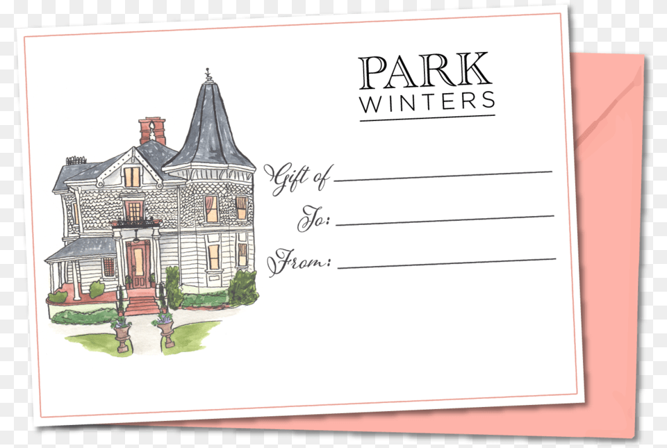 Park Winters Gift Certificate, Architecture, Building, Envelope, Mail Free Png