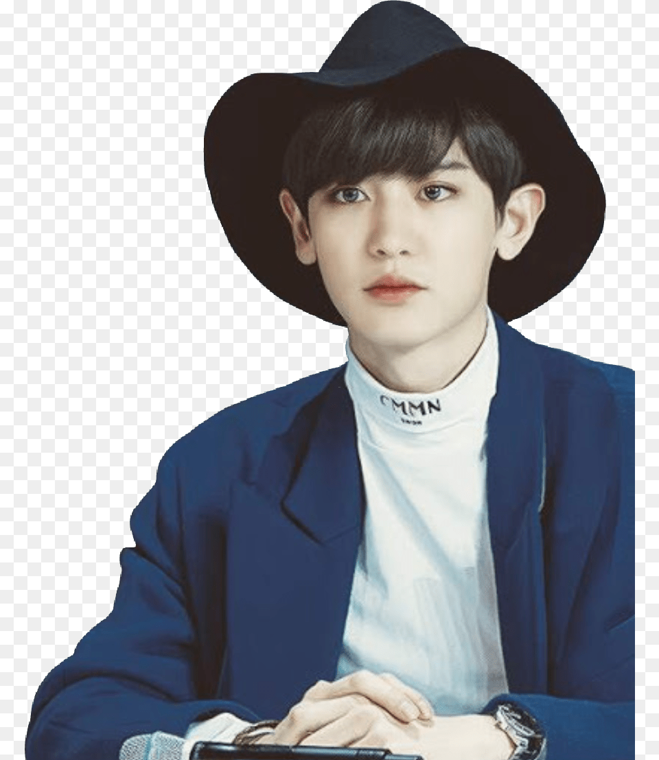 Parkchanyeol Chanyeol Exo Exoedit Kpop Kpopedit Your Lie In April Korean Drama, Clothing, Hat, Head, Portrait Png Image