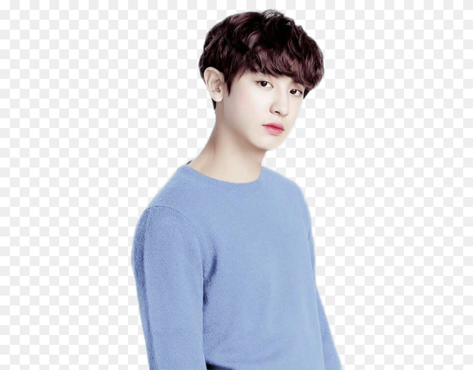 Parkchanyeol Exo Chanyeol Sticker Cute Handsome Chanyeol, Face, Head, Portrait, Person Free Transparent Png