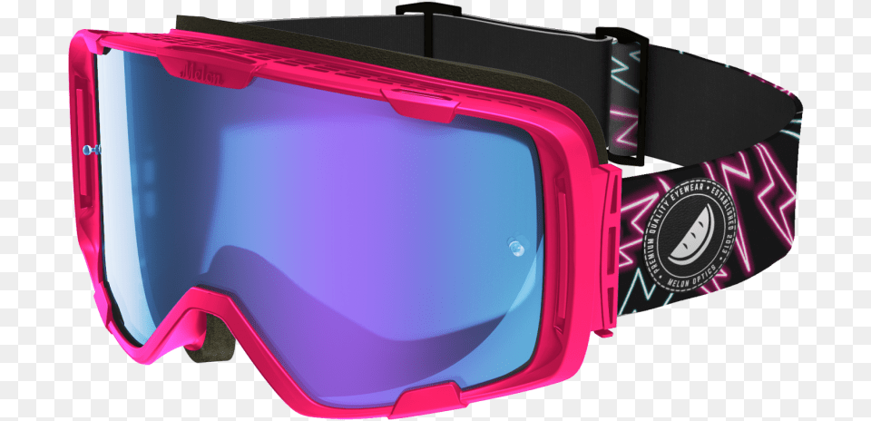 Parker Mxmtb Goggle Pinkblue Chromelightning Bolts The Goggles, Accessories, Appliance, Blow Dryer, Device Png