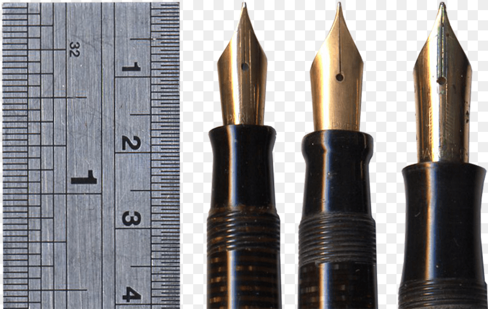 Parker Vacumatic Nib Comparison Parker Duofold Vacumatic Nib, Pen, Fountain Pen, Mortar Shell, Weapon Png Image