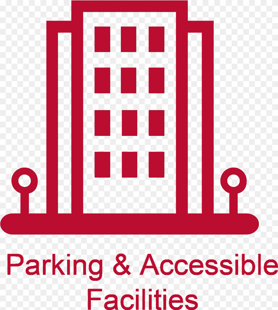 Parking And Accessible Facilities Icon Building Vector, Text Free Png Download