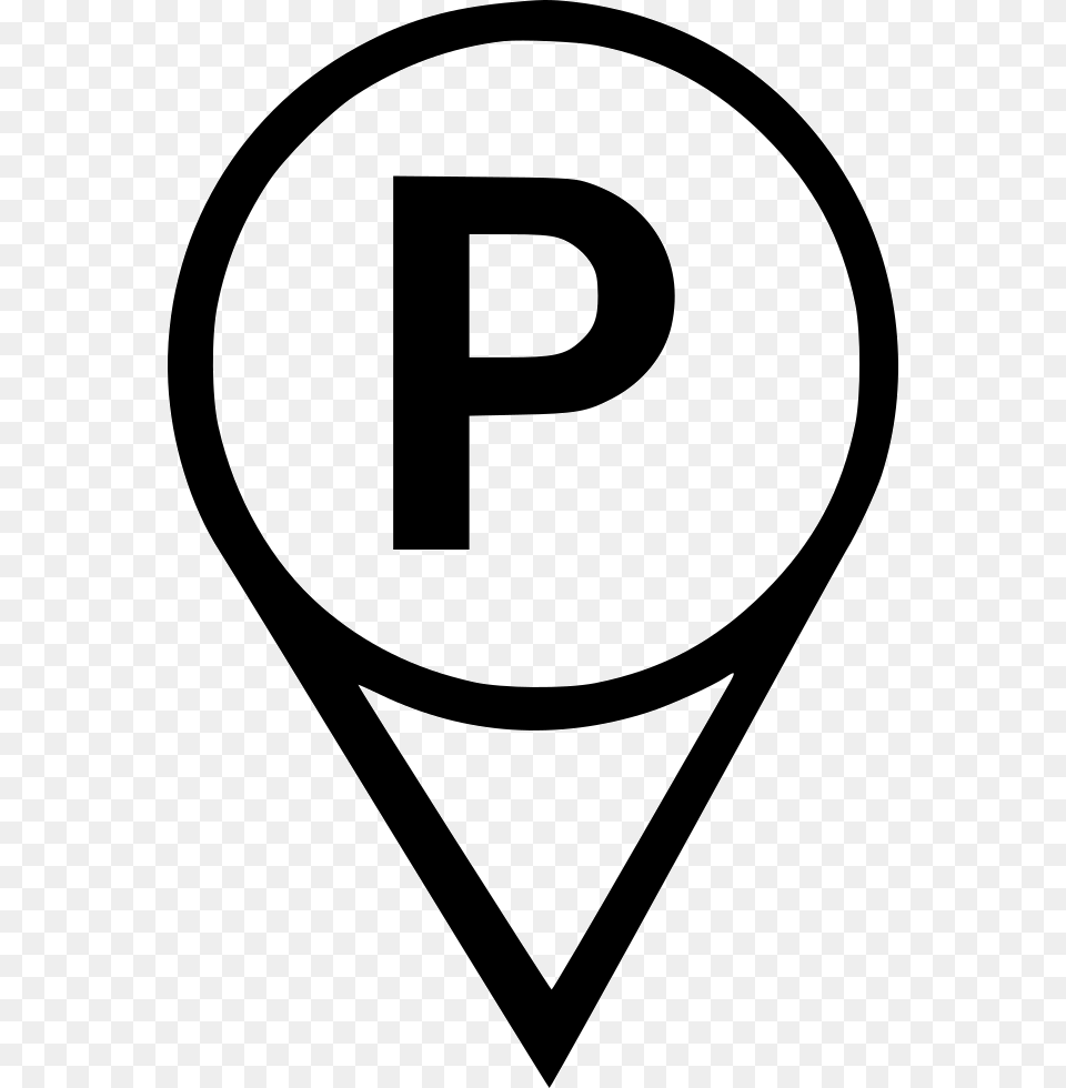 Parking Car Pointer Point Geo Navigation Map Poi Comments Icon, Bow, Weapon, Stencil, Text Free Transparent Png