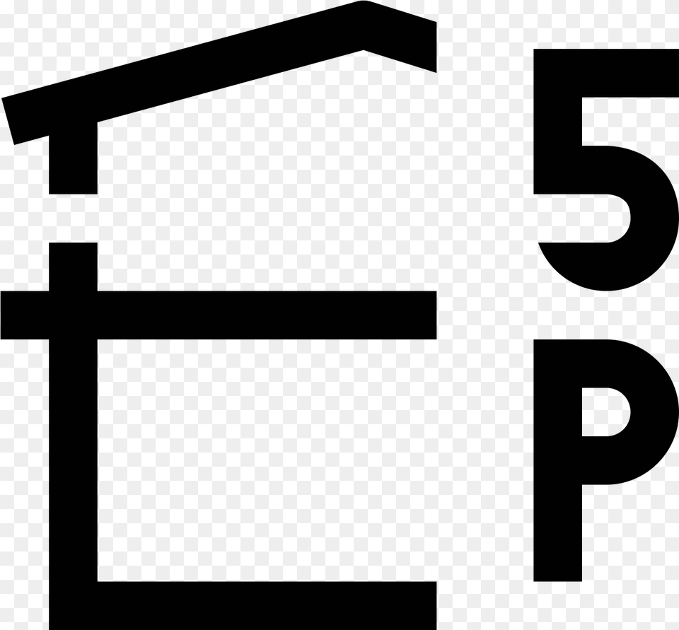 Parking Et 5me Tage Icon Stencil, Gray Png
