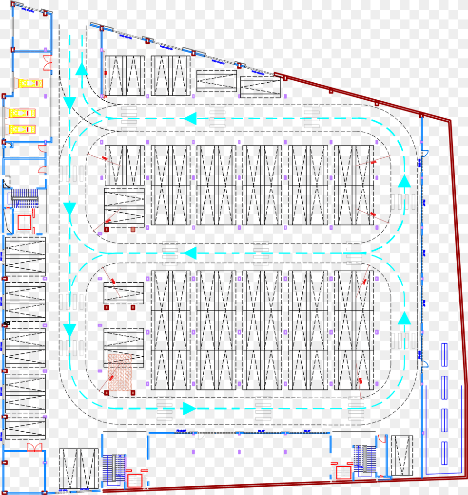 Parking Floor Diagram, Cad Diagram Png Image