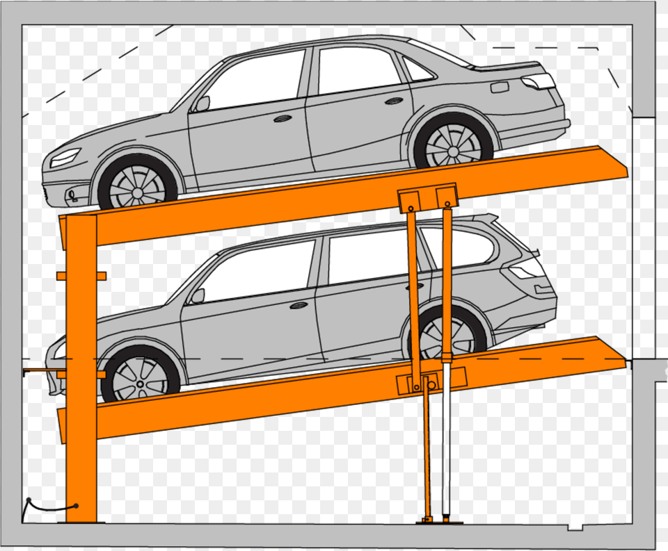 Parking Lot Clipart Transparent Klaus Multiparking 2078i, Wheel, Car, Vehicle, Machine Free Png