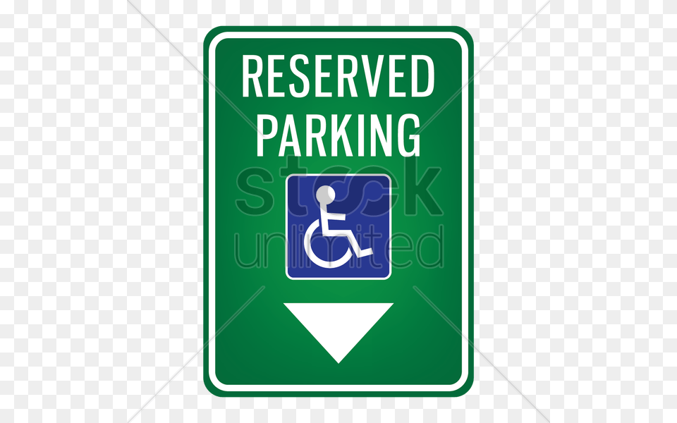 Parking Reserved For Handicap Signboard Vector Image, Sign, Symbol, Road Sign Free Transparent Png