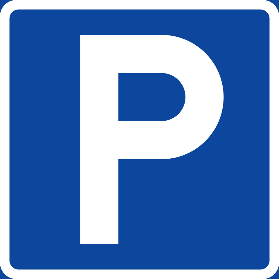 Parking Sign In Sweden Clipart, Symbol, Text, Number, Road Sign Free Png Download