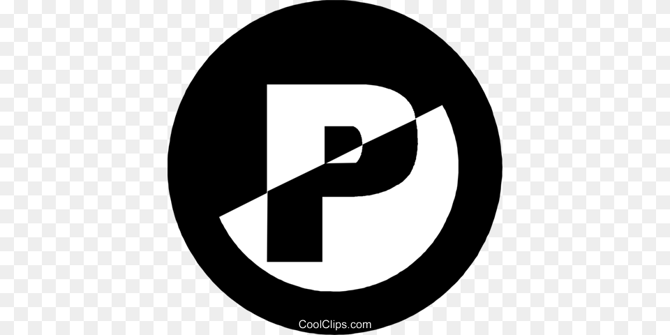 Parking Sign Royalty Vector Clip Art Illustration Circle, Symbol, Clothing, Hardhat, Helmet Free Transparent Png