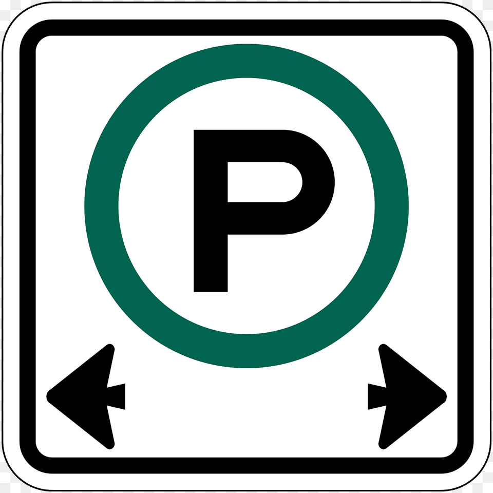 Parking Zone Sign In Canada Clipart, Symbol, Road Sign Free Png