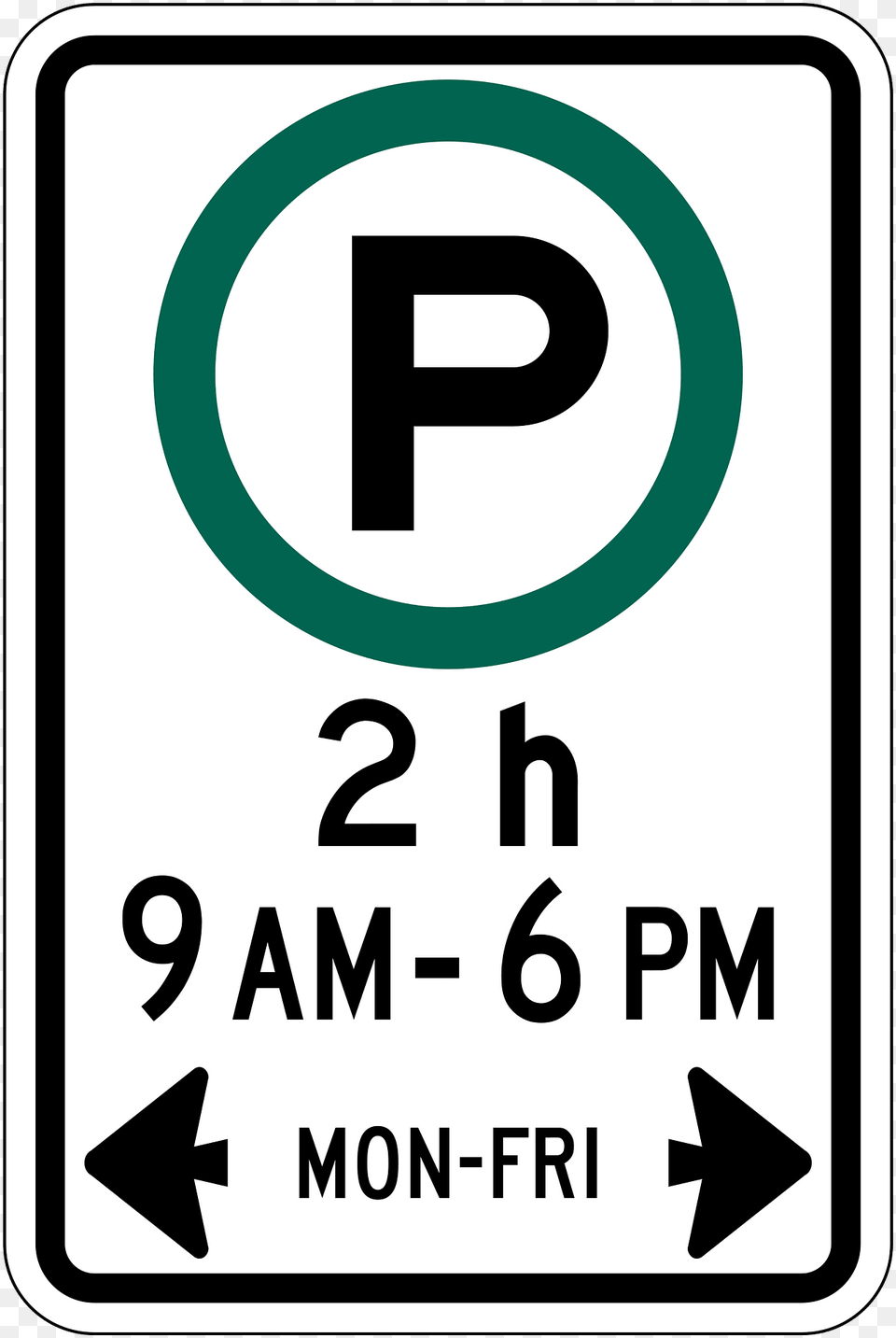 Parking Zone Sign In Ontario Clipart, Symbol, Road Sign Free Png Download