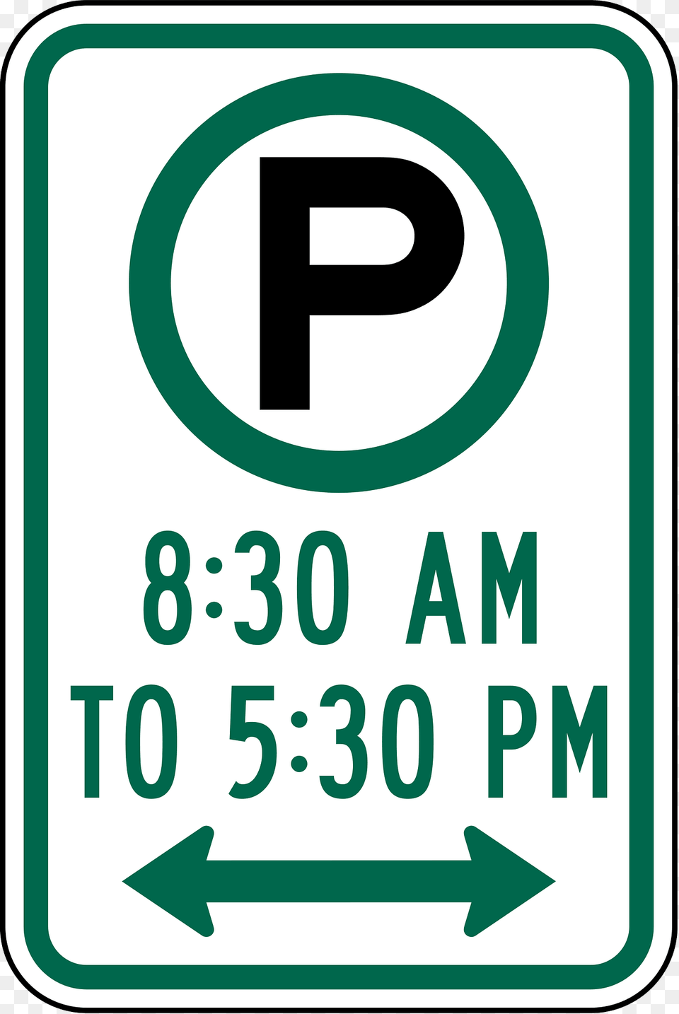 Parking Zone Sign In United States Clipart, Symbol, Road Sign, Text, First Aid Free Transparent Png