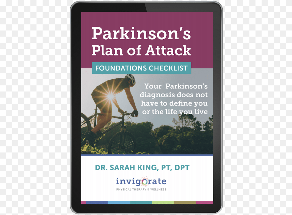 Parkinsons Plan Of Attack Ipad Square Mosquito, Advertisement, Poster, Person, Bicycle Free Transparent Png
