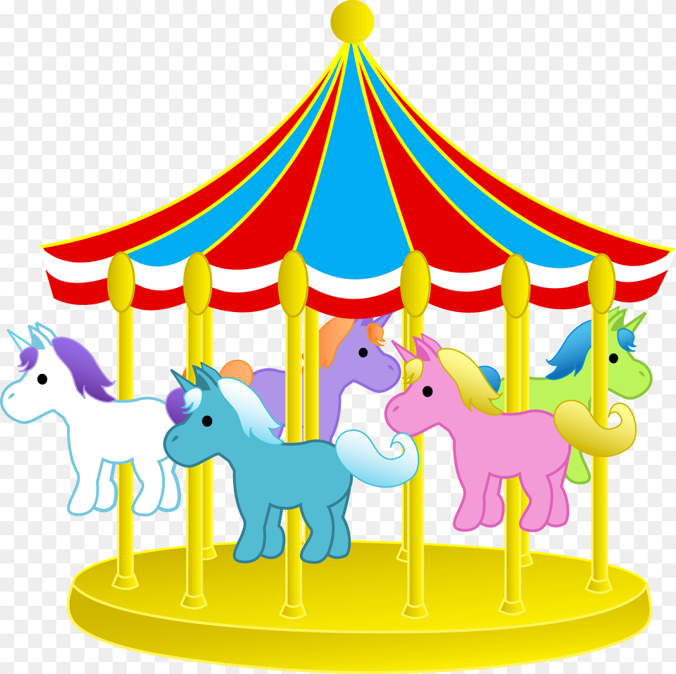 Parks Cliparts, Amusement Park, Carousel, Play, Animal Free Png Download