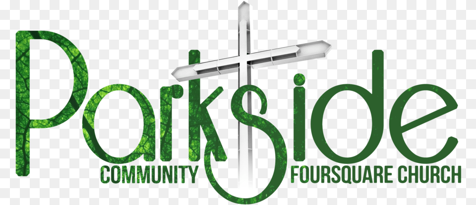 Parkside Community Foursquare Church Logo, Cross, Green, Symbol Free Png Download