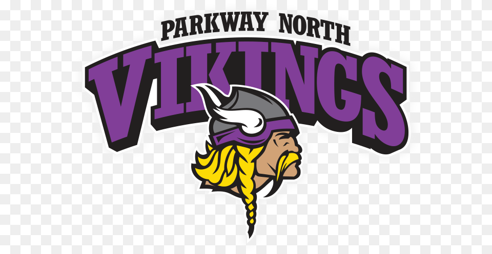 Parkway North Vikings Parkway North High School Viking, Sticker, Logo, Face, Head Free Png Download