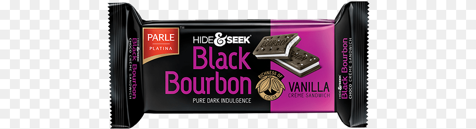 Parle Hide And Seek Black Bourbon, Food, Sweets, Dairy Free Transparent Png