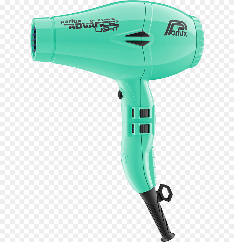 Parlux Advance Mint Hair Dryer Parlux Power Light, Appliance, Blow Dryer, Device, Electrical Device Png