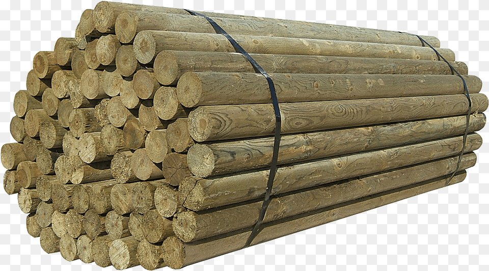 Parma Post 8ft Round Wood Fence Post 8 Round Fence Post, Lumber Free Png Download