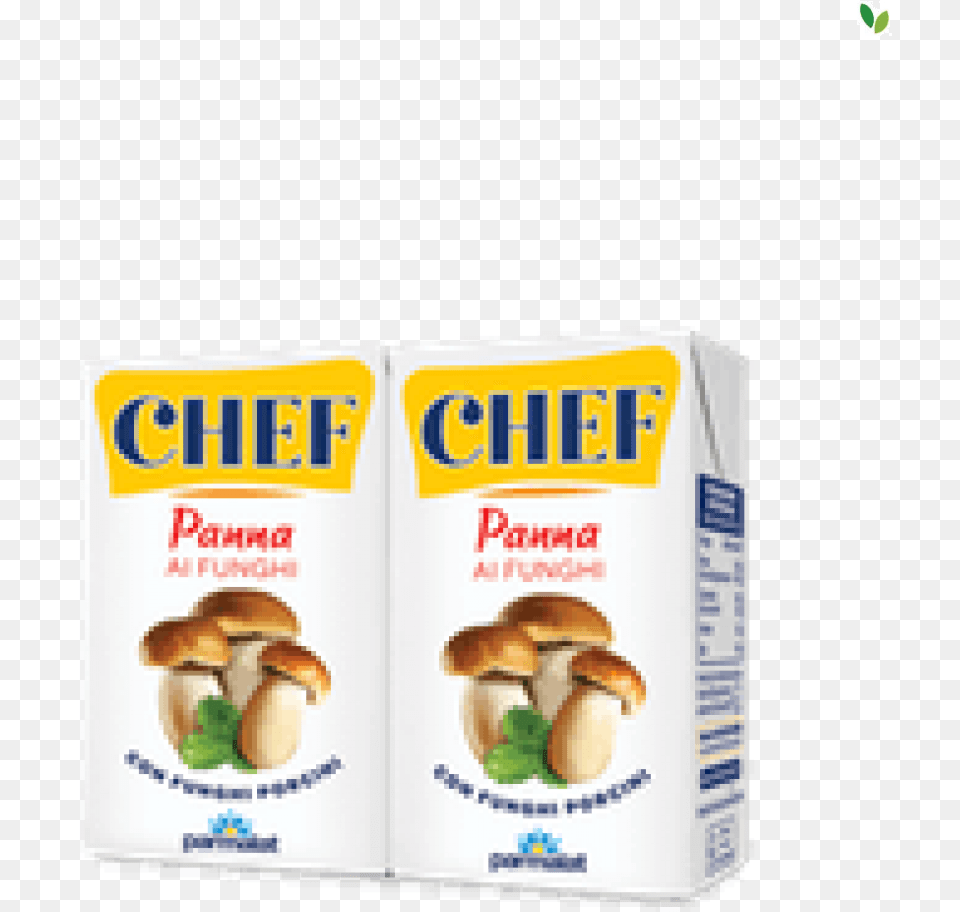 Parmalat Chef Cream With Porcini Mushrooms Panna Chef Ai Funghi Parmalat, Food, Lunch, Meal, Fungus Png