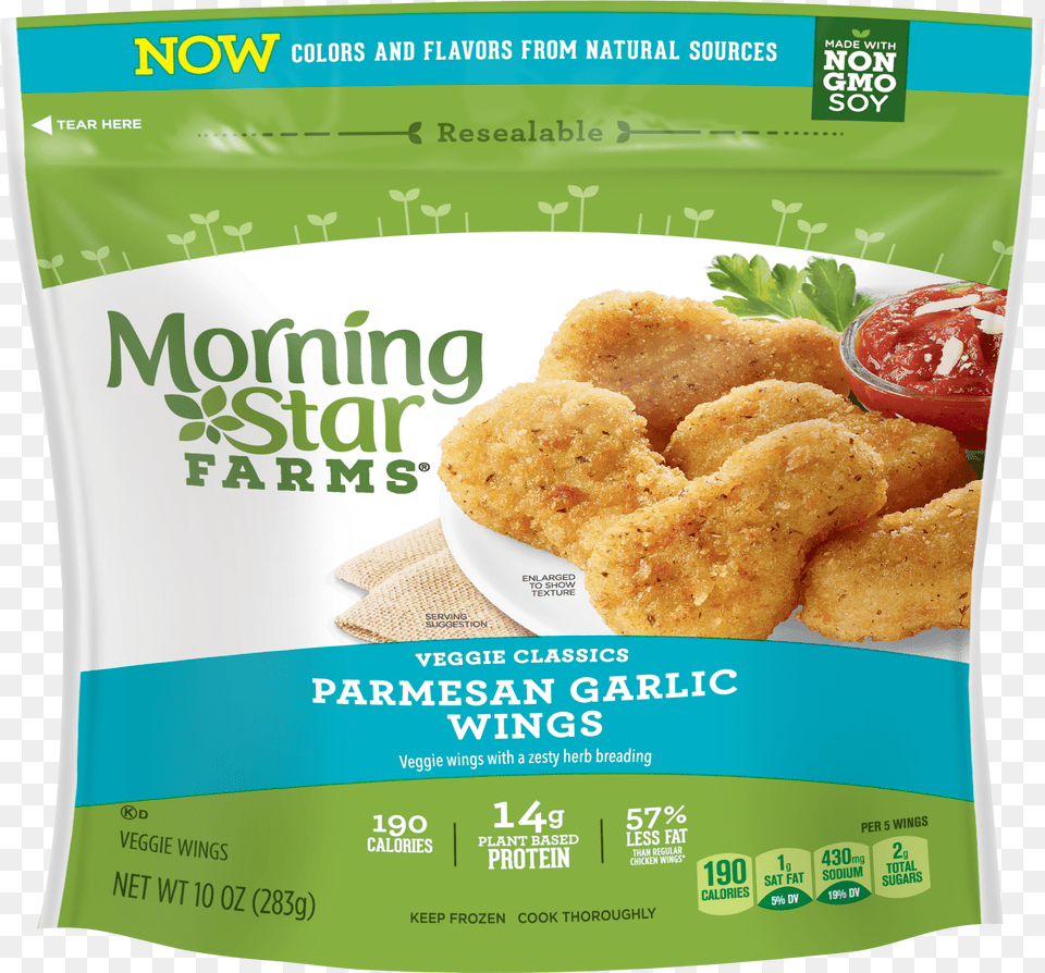 Parmesan Garlic Wings Morningstar Chicken Nuggets Free Png