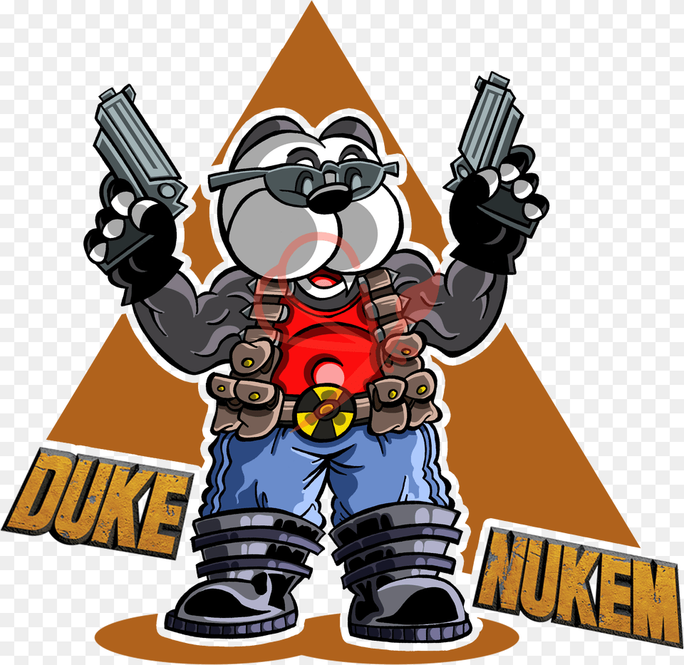 Parodia Oso Duke Nukem Duke Videojuego Apogee Duke Nukem, Book, Comics, Publication, Baby Free Transparent Png
