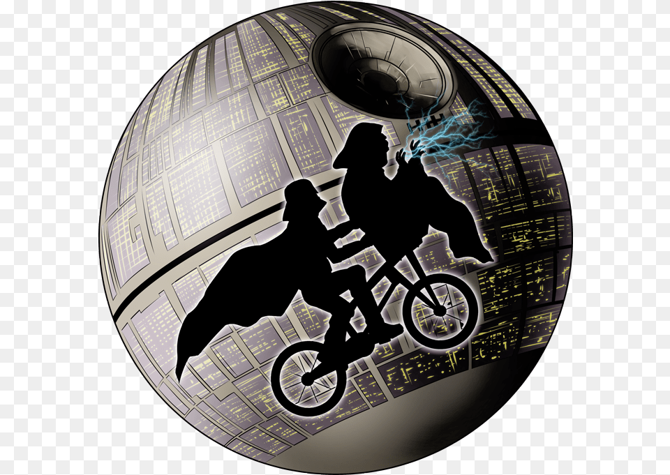 Parody Of Yoshi Darth Vader And Sidious On Road For Mountain Bike, Wheel, Machine, Person, Man Free Transparent Png