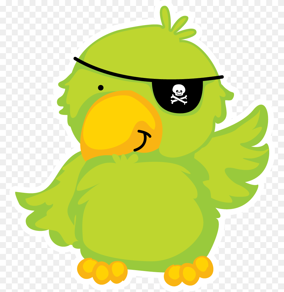 Parrot Animalitos Pirates Clip Art And Pirate, Green, Baby, Person, Animal Free Png