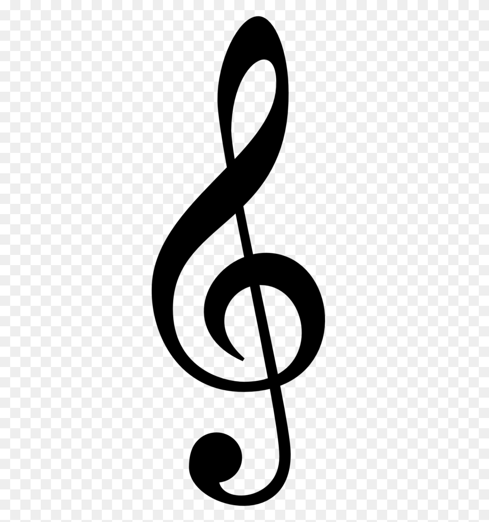 Parrot Clipart Music Notes, Gray Free Png