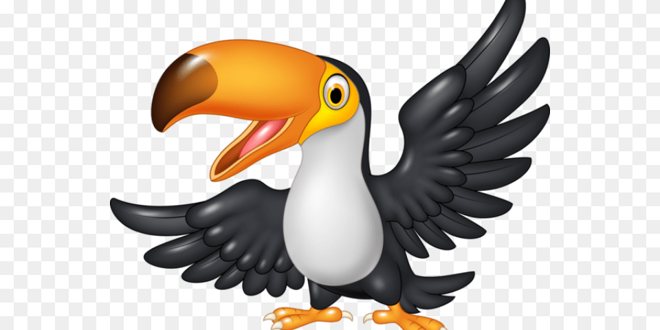 Parrot Clipart Toucan Cartoon Toucan, Animal, Beak, Bird, Penguin Png