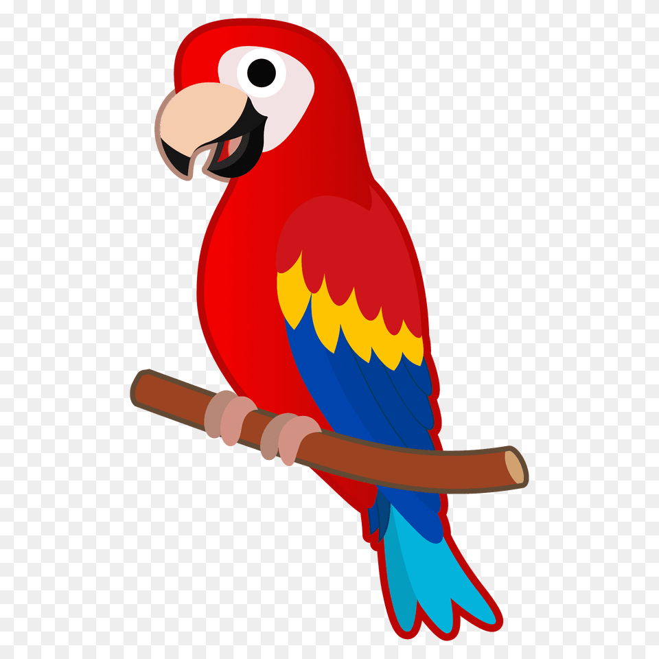 Parrot Emoji Clipart, Animal, Bird Png