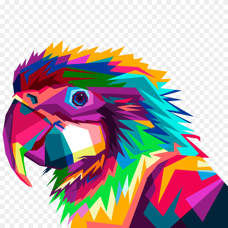 Parrot Face Clipart, Art, Graphics, Modern Art, Dynamite Free Png Download