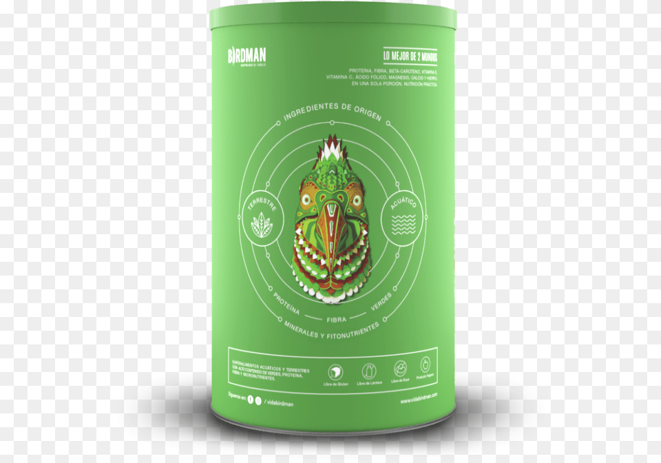 Parrot Greens Amp Protein Falcon Mint Chocolarte 210 Gr, Can, Tin, Advertisement, Cup Png Image