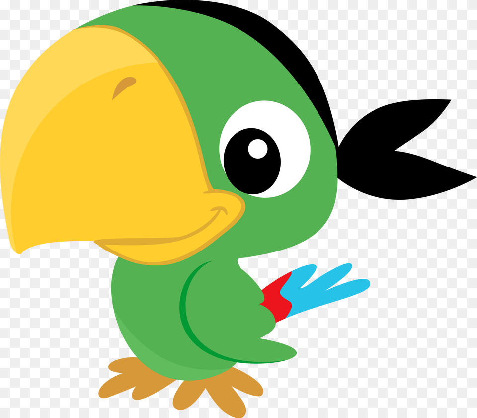Parrot Pirate Clipart, Animal, Beak, Bird, Plush Png Image