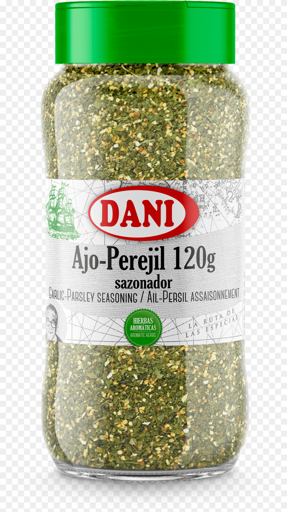 Parsley Seasoning 120g Conservas Dani, Food, Person, Relish Free Png Download