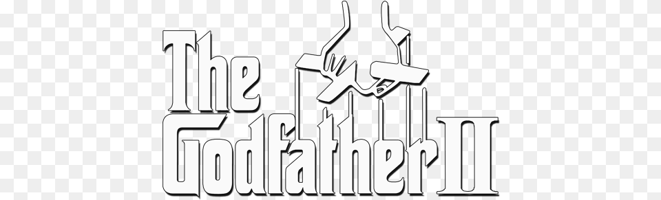 Part Ii Godfather Logo White, Stencil, People, Person, Gas Pump Png Image