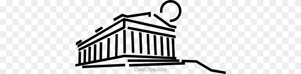 Parthenon Royalty Vector Clip Art Illustration, Architecture, Building, Person, Pillar Png