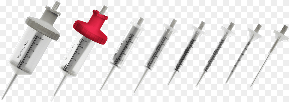 Partial Range Of Standard Pipette Tips From Ritter Picket Fence, Injection, Blade, Dagger, Knife Free Png Download