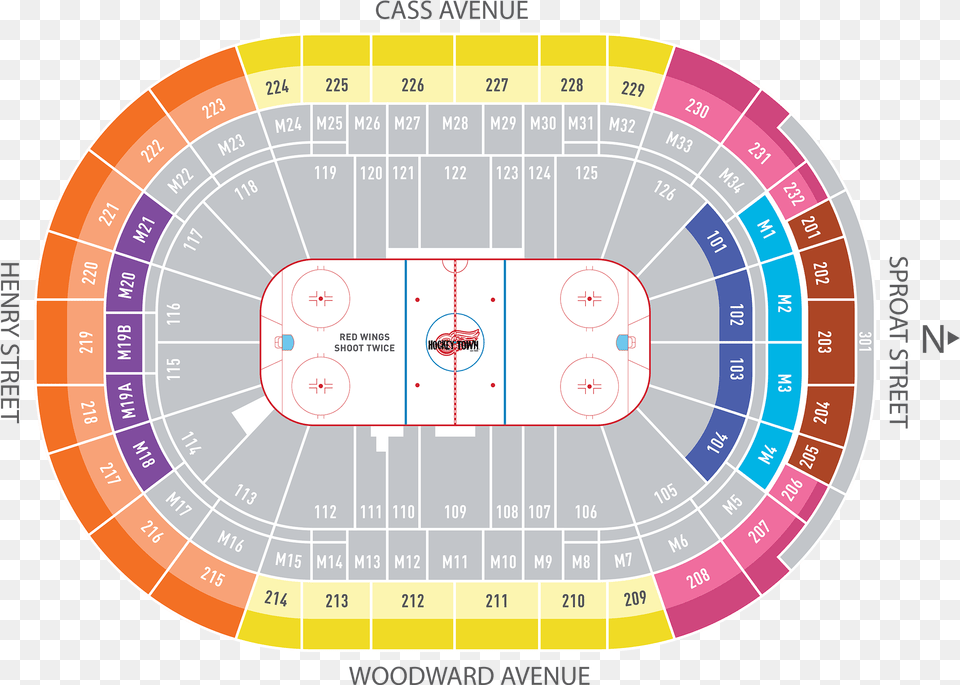 Partial Season Pricing Little Caesars Arena Seating Chart, Disk, Cad Diagram, Diagram Free Transparent Png