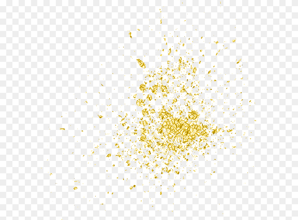 Particles Light Gold Particle Hq Free Clipart Illustration, Powder, Plant, Pollen Png Image